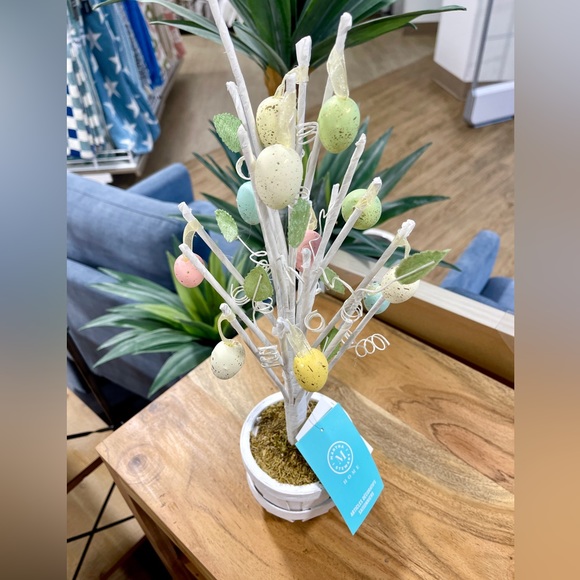 Martha Stewart Easter Decorative Tree with Speckled Pastel Ornaments Spring NWT - Picture 2 of 4
